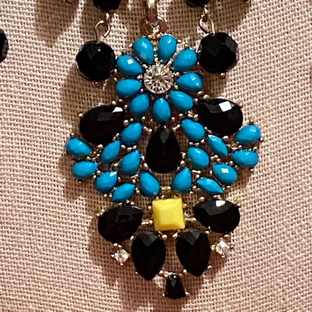 Berry’s Bold Colored Cabochon Statement Necklace - image 4